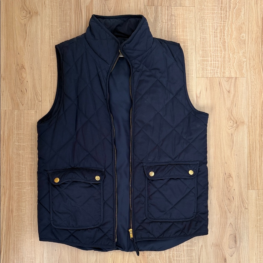 Blue Rain Women's Quilted Navy Vest